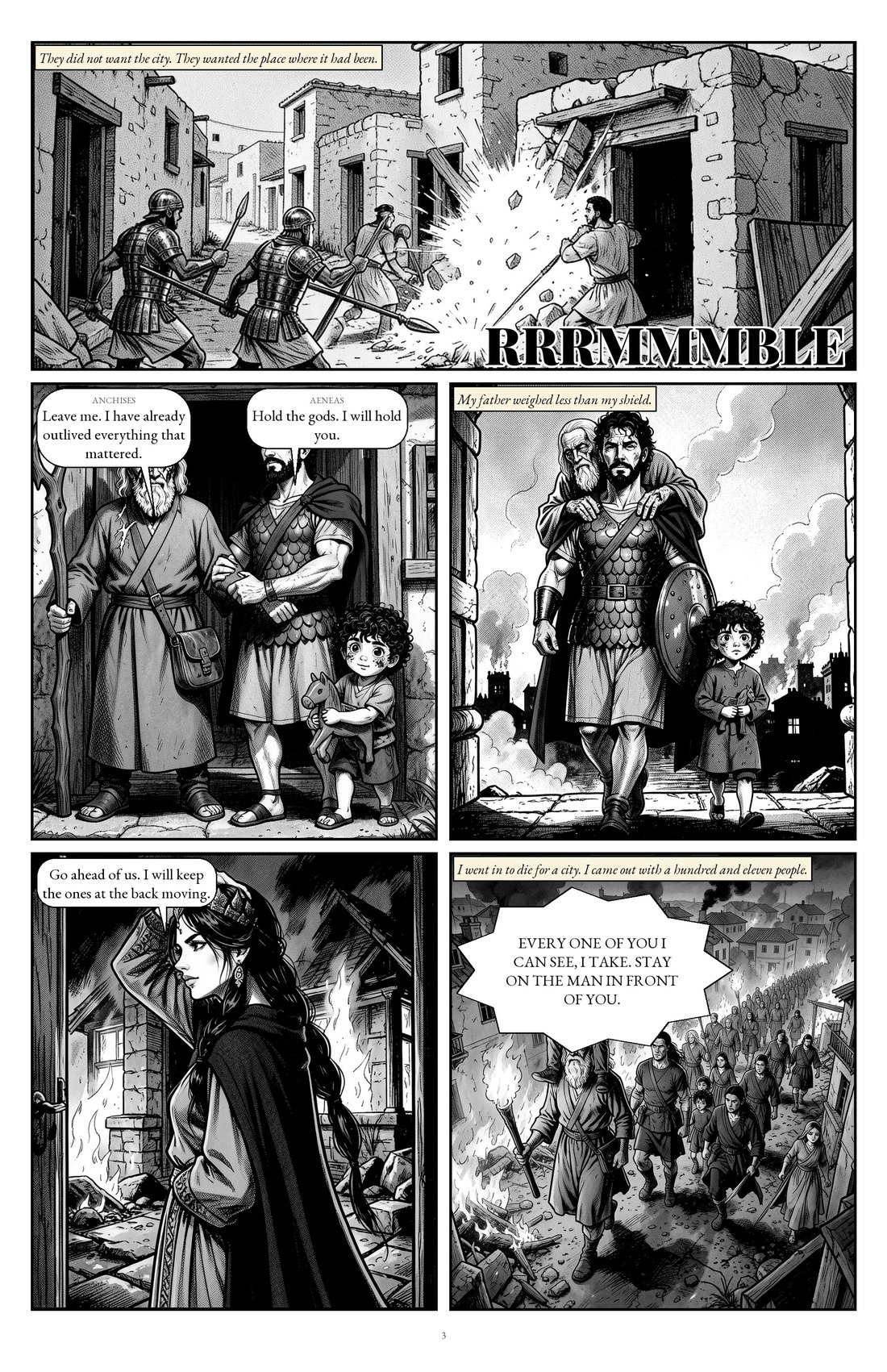 Cold Ashes & Fiery Seas, episode 1, page 3