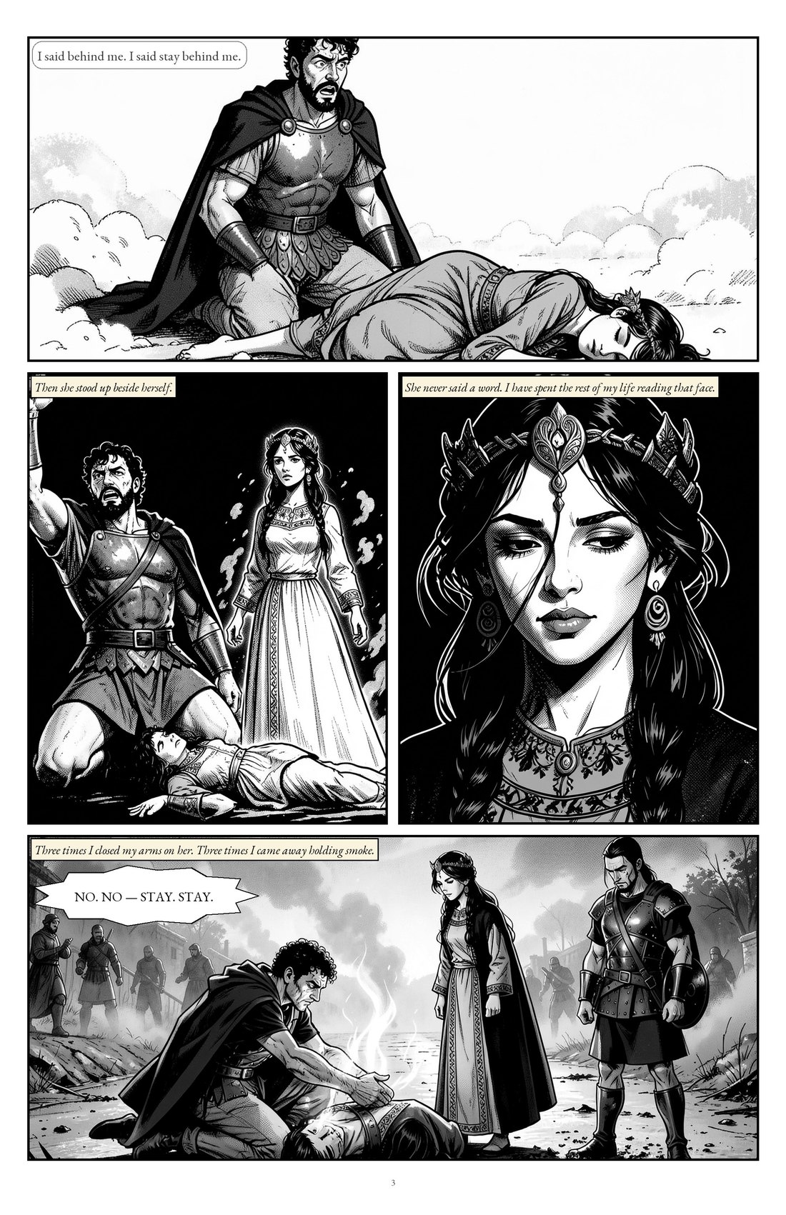 Cold Ashes & Fiery Seas, episode 2, page 3
