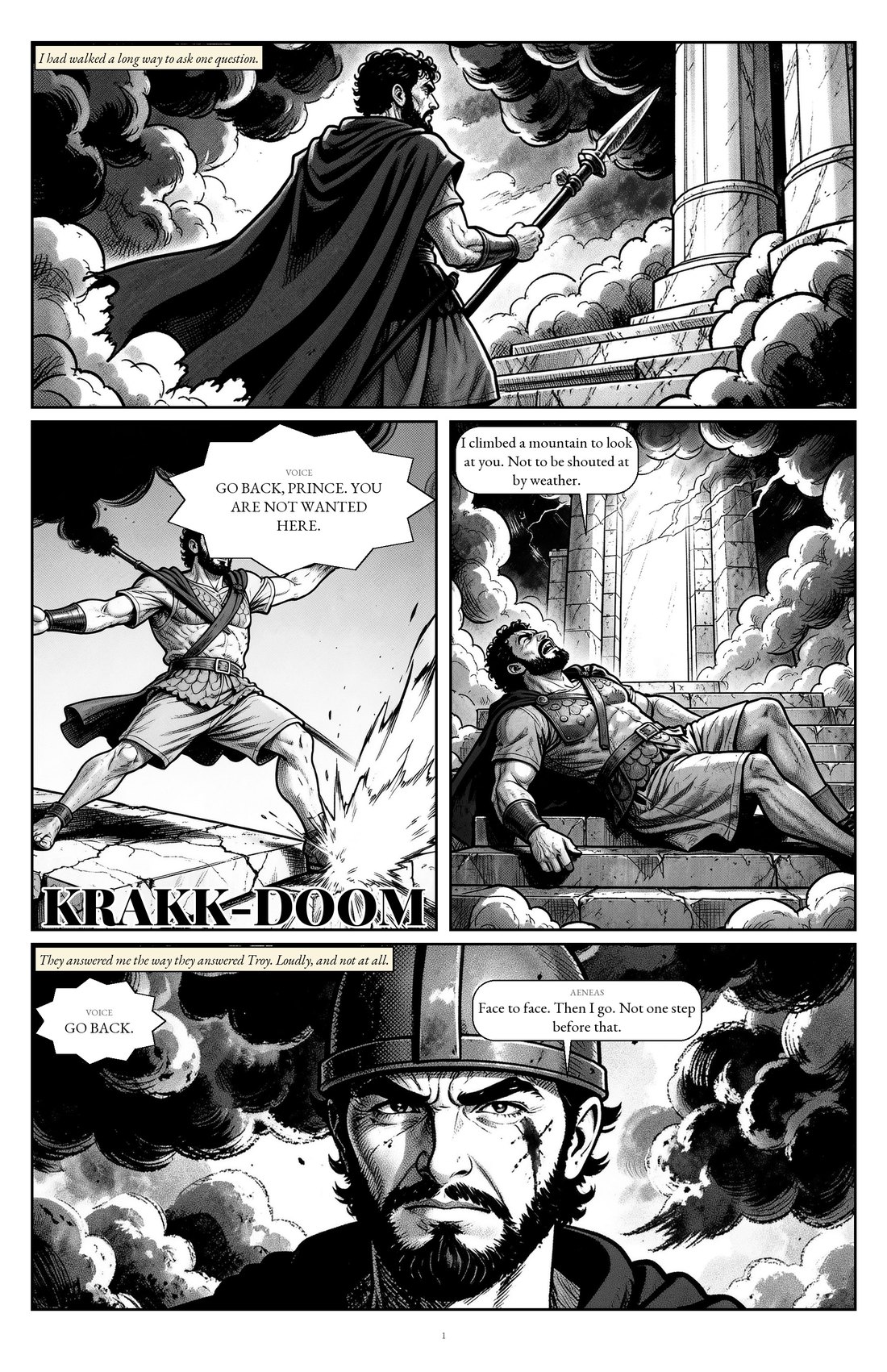 Cold Ashes & Fiery Seas, episode 3, page 1