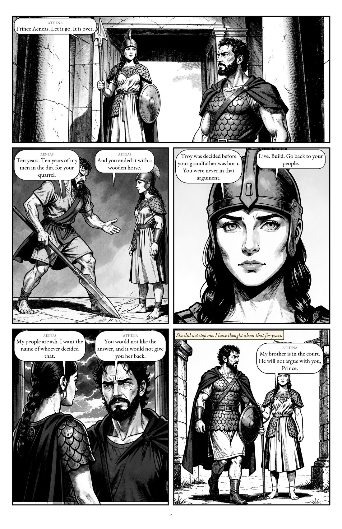 Cold Ashes & Fiery Seas, episode 3, page 2
