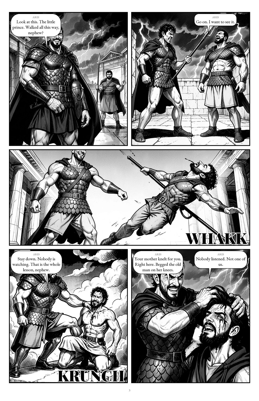 Cold Ashes & Fiery Seas, episode 3, page 3