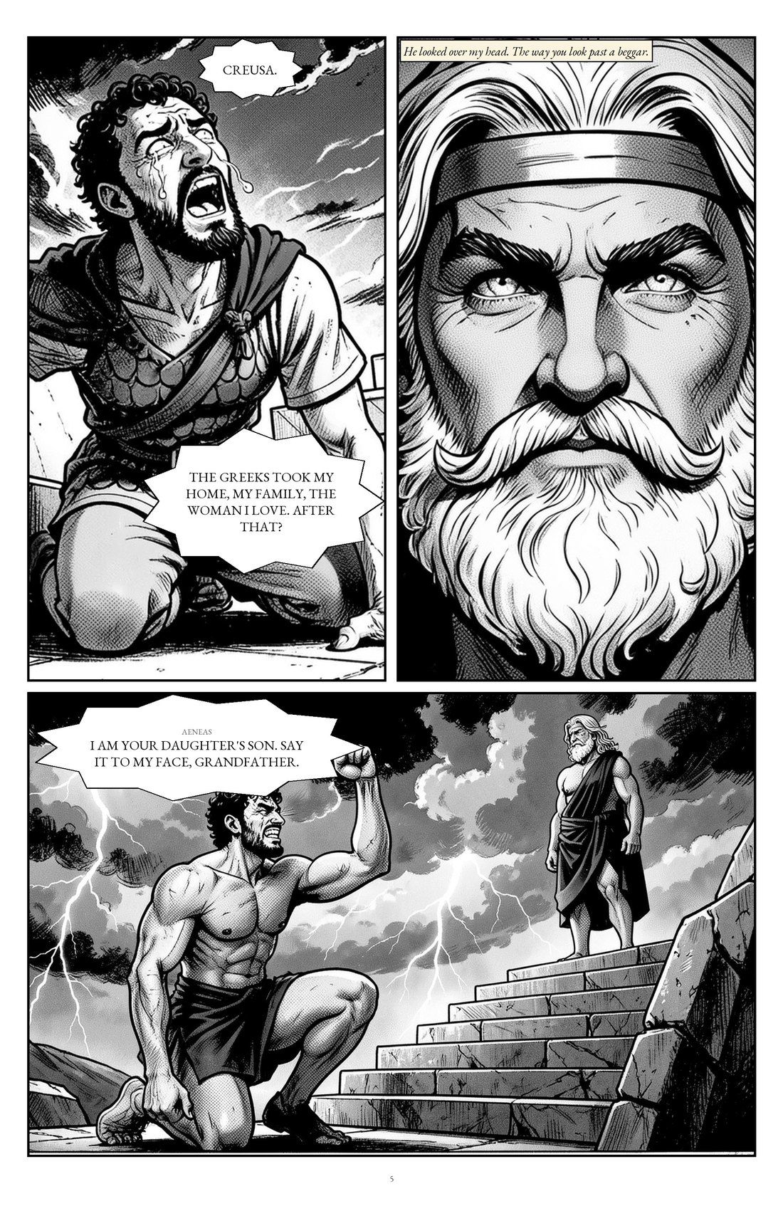 Cold Ashes & Fiery Seas, episode 3, page 5