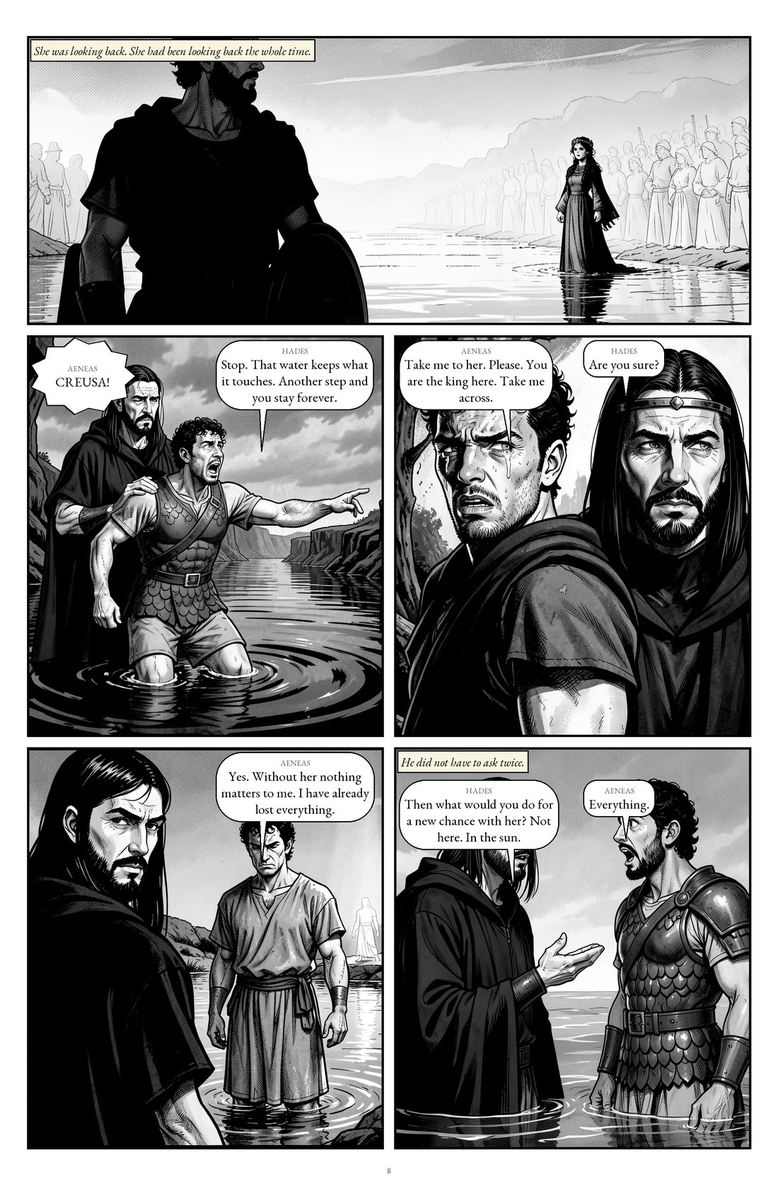 Cold Ashes & Fiery Seas, episode 3, page 8
