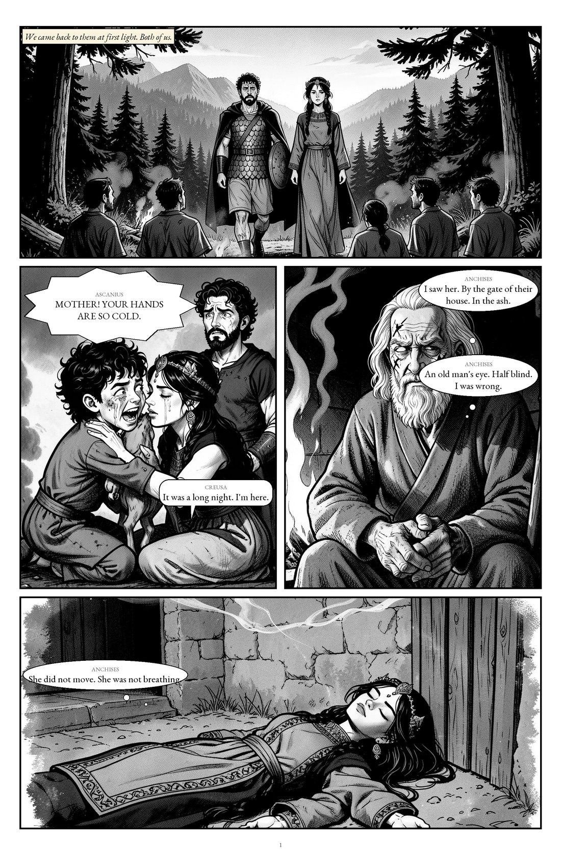 Cold Ashes & Fiery Seas, bölüm 4, sayfa 1