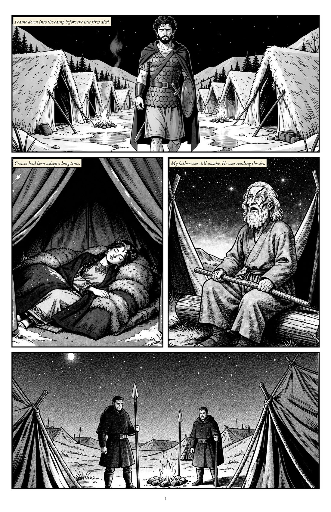 Cold Ashes & Fiery Seas, episode 6, page 1