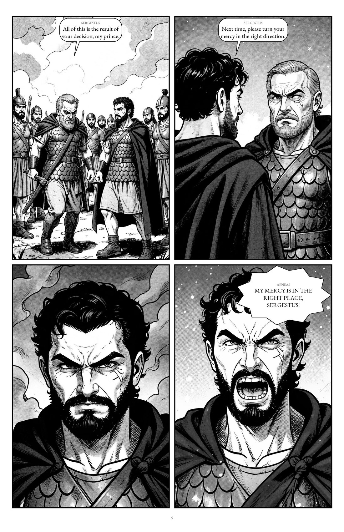 Cold Ashes & Fiery Seas, episode 6, page 5