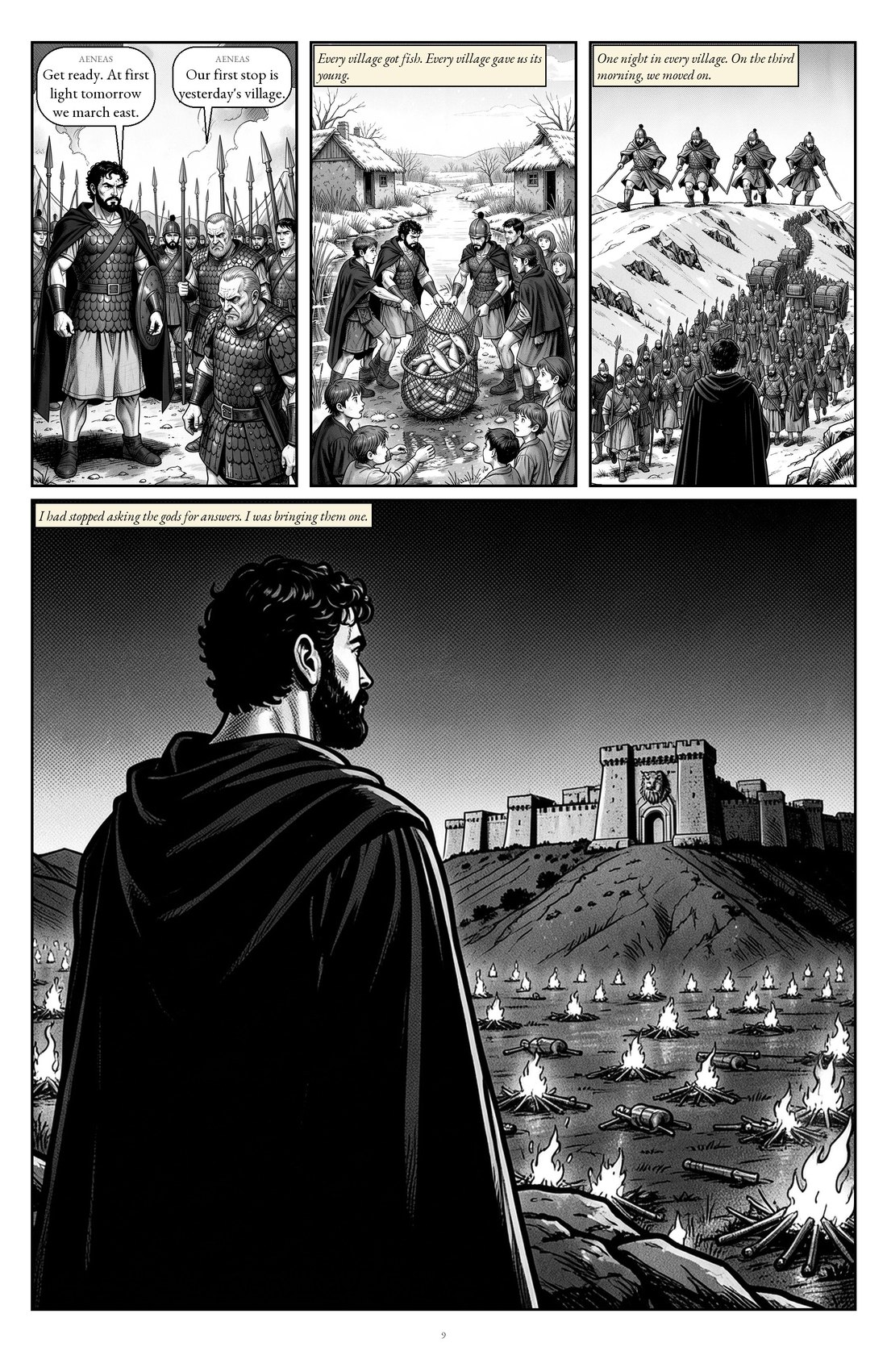 Cold Ashes & Fiery Seas, episode 6, page 9