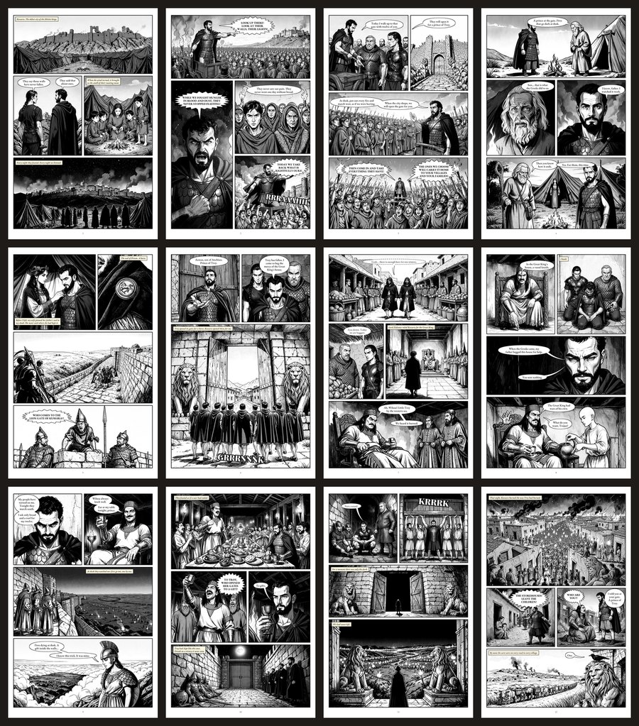 Twelve pages